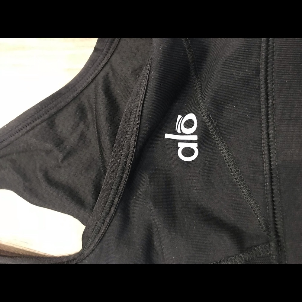 Alo Yoga Black Sports Bra - Picture 3 of 3